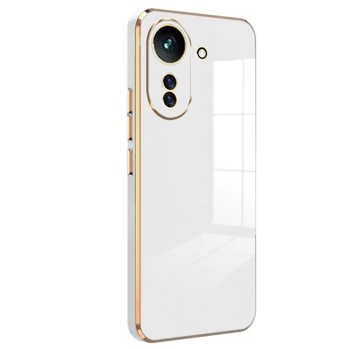 Xiaomi Redmi 13c Kılıf Volet Silikon - Beyaz