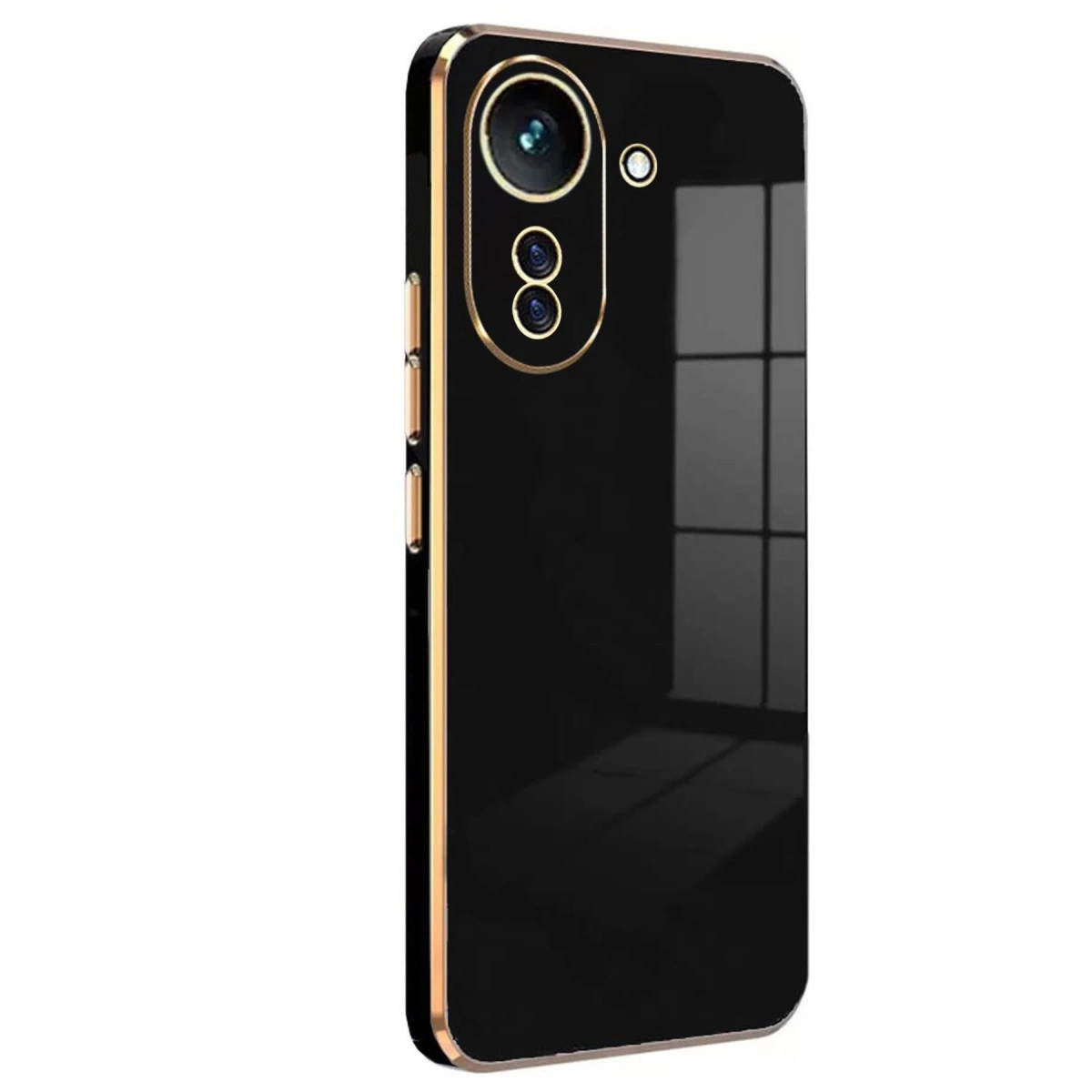 Xiaomi Redmi 13c Kılıf Volet Silikon - Siyah