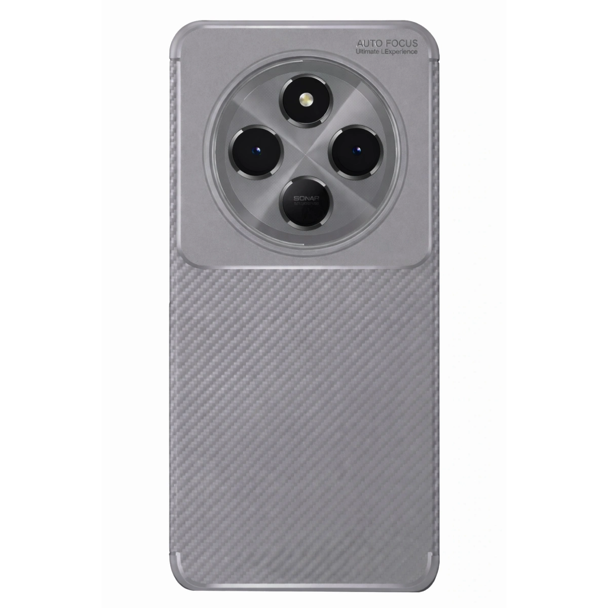 Xiaomi Redmi 14c Kılıf Auto Focus Karbon Kapak - Gri