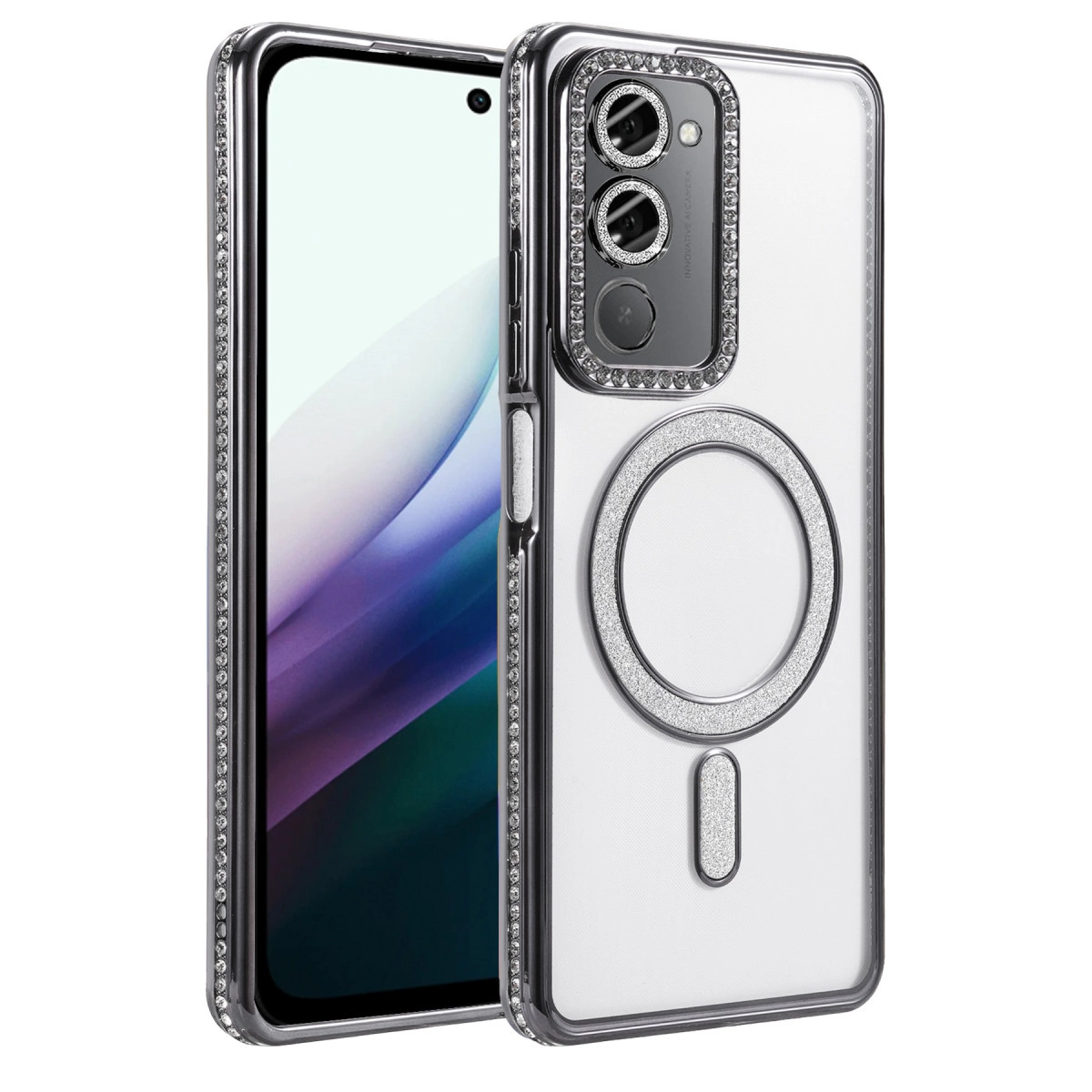 Xiaomi Redmi 15 4g Joke Simli Magneticsafe Kılıf - Siyah