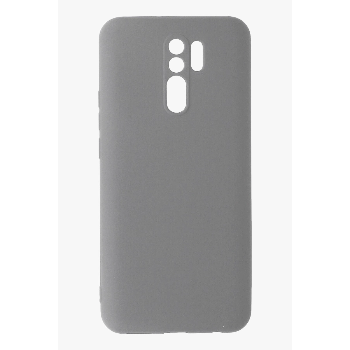 Xiaomi Redmi 9 Kılıf Nano İçi Kadife Silikon - Gri