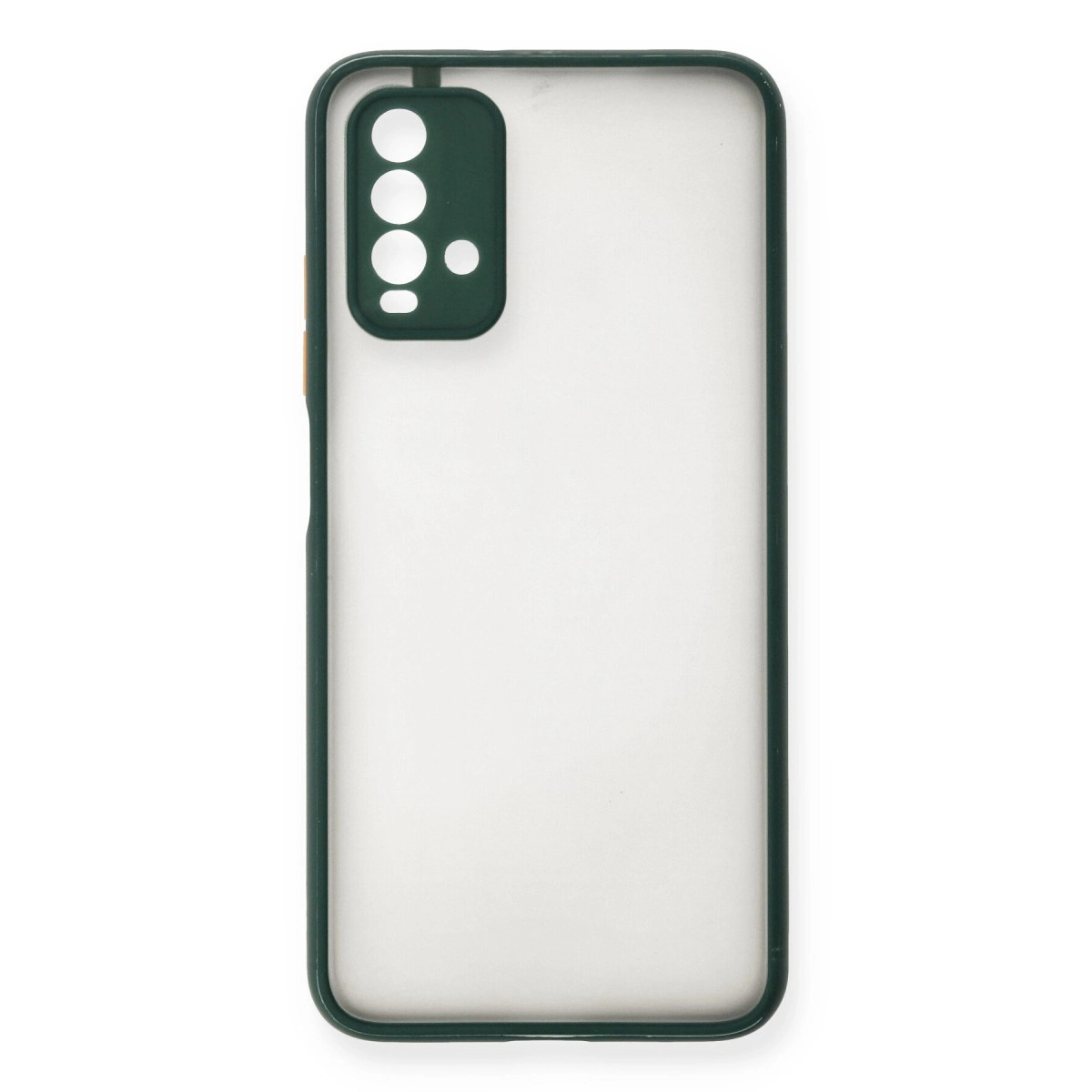 Xiaomi Redmi 9t Kılıf Montreal Silikon Kapak - Yeşil