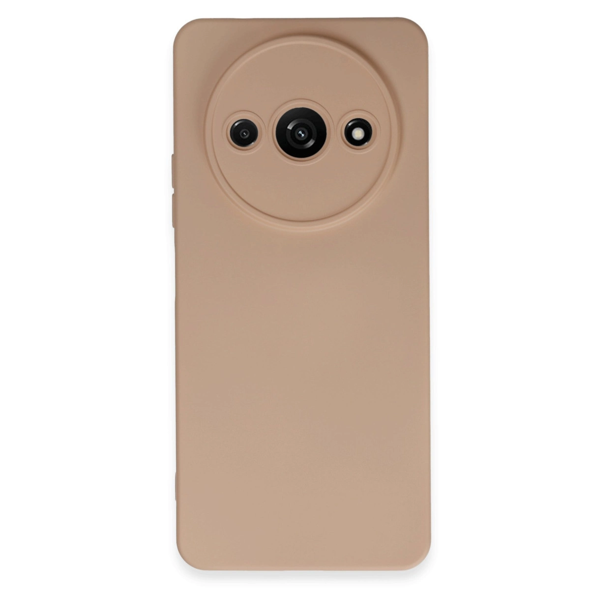 Xiaomi Redmi A3 4g Kılıf Nano İçi Kadife Silikon - Pudra
