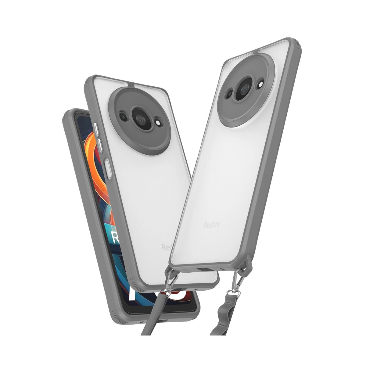 Xiaomi Redmi A3 4g Kılıf Penta Silikon Kılıf - Titan Gri