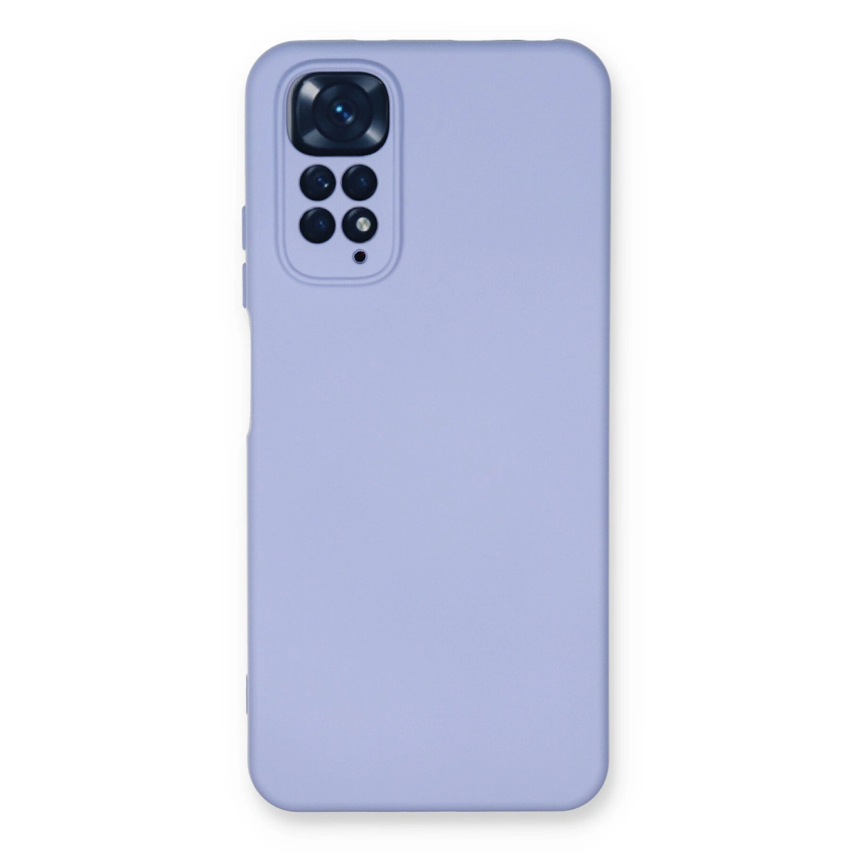 Xiaomi Redmi Note 11 Kılıf Nano İçi Kadife Silikon - Lila
