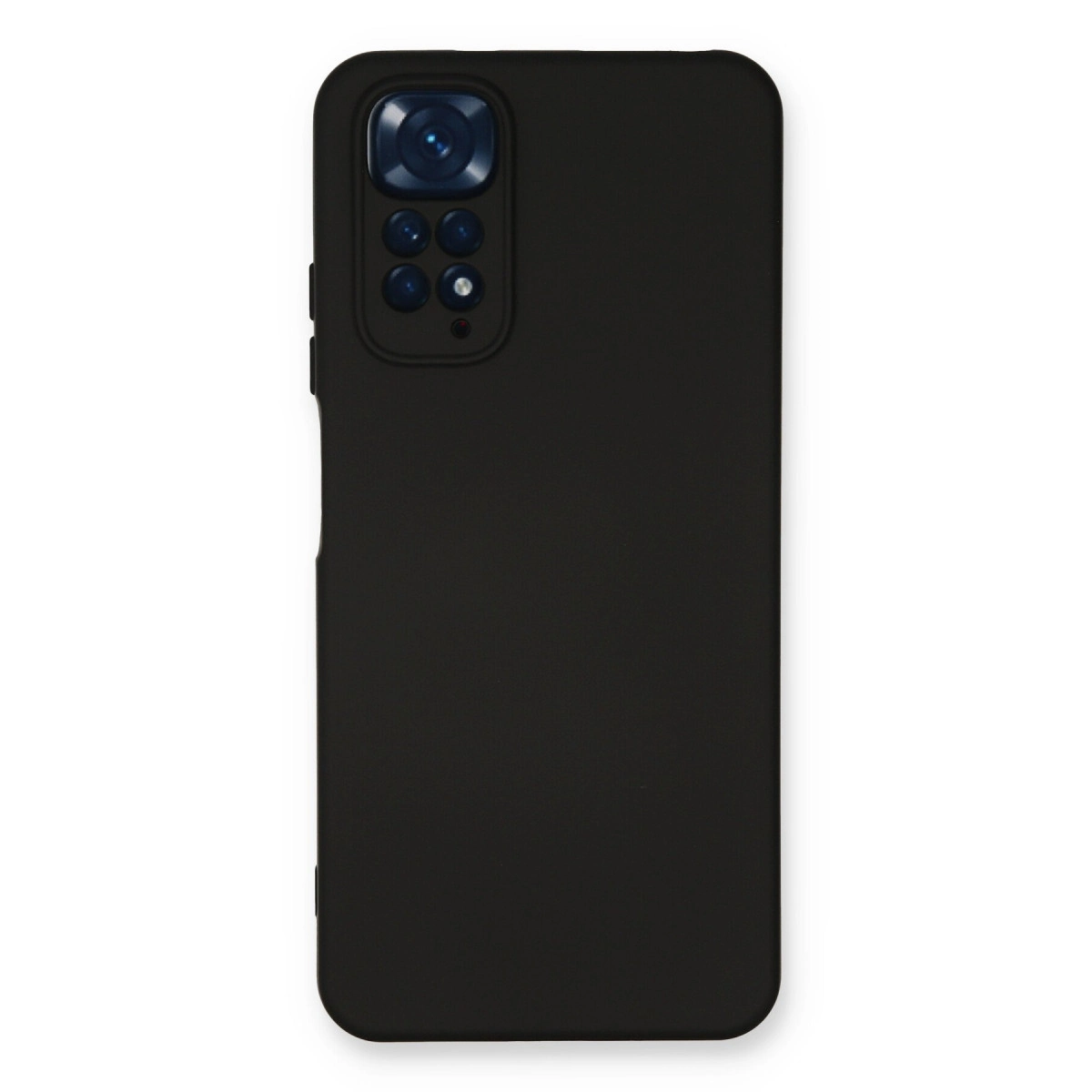 Xiaomi Redmi Note 11 Kılıf Nano İçi Kadife Silikon - Siyah
