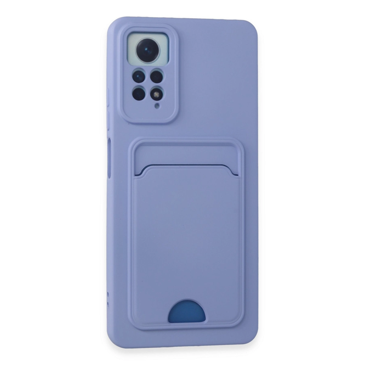 Xiaomi Redmi Note 11 Pro Kılıf Kelvin Kartvizitli Silikon - Lila