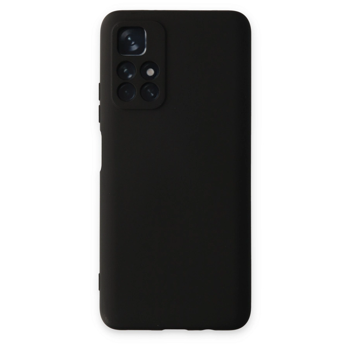 Xiaomi Redmi Note 11t Kılıf Nano İçi Kadife Silikon - Siyah