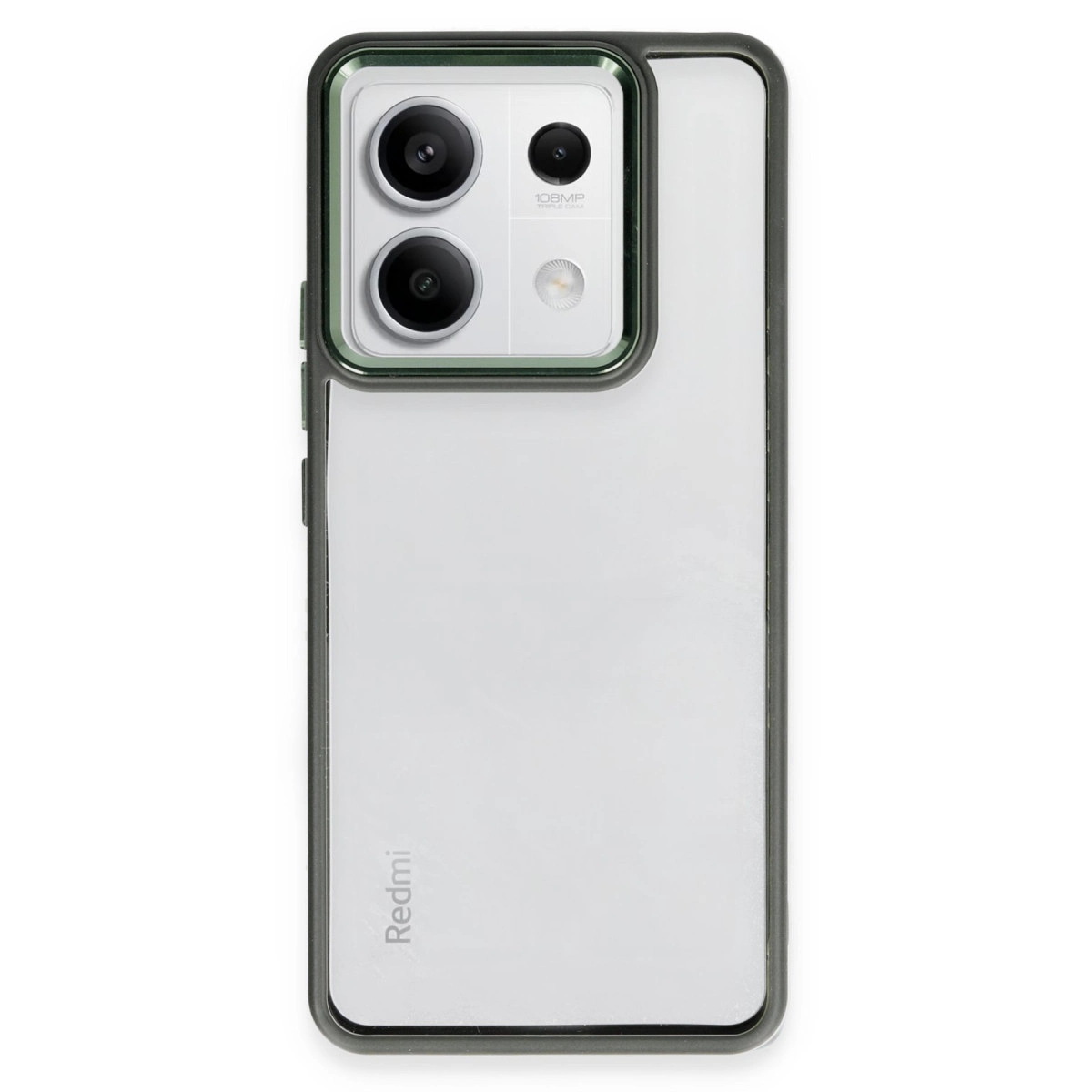 Xiaomi Redmi Note 13 4g Kılıf Power Silikon - Koyu Yeşil