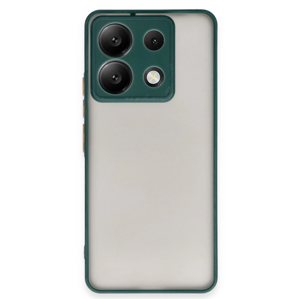 Xiaomi Redmi Note 13 5g Kılıf Montreal Silikon Kapak - Yeşil
