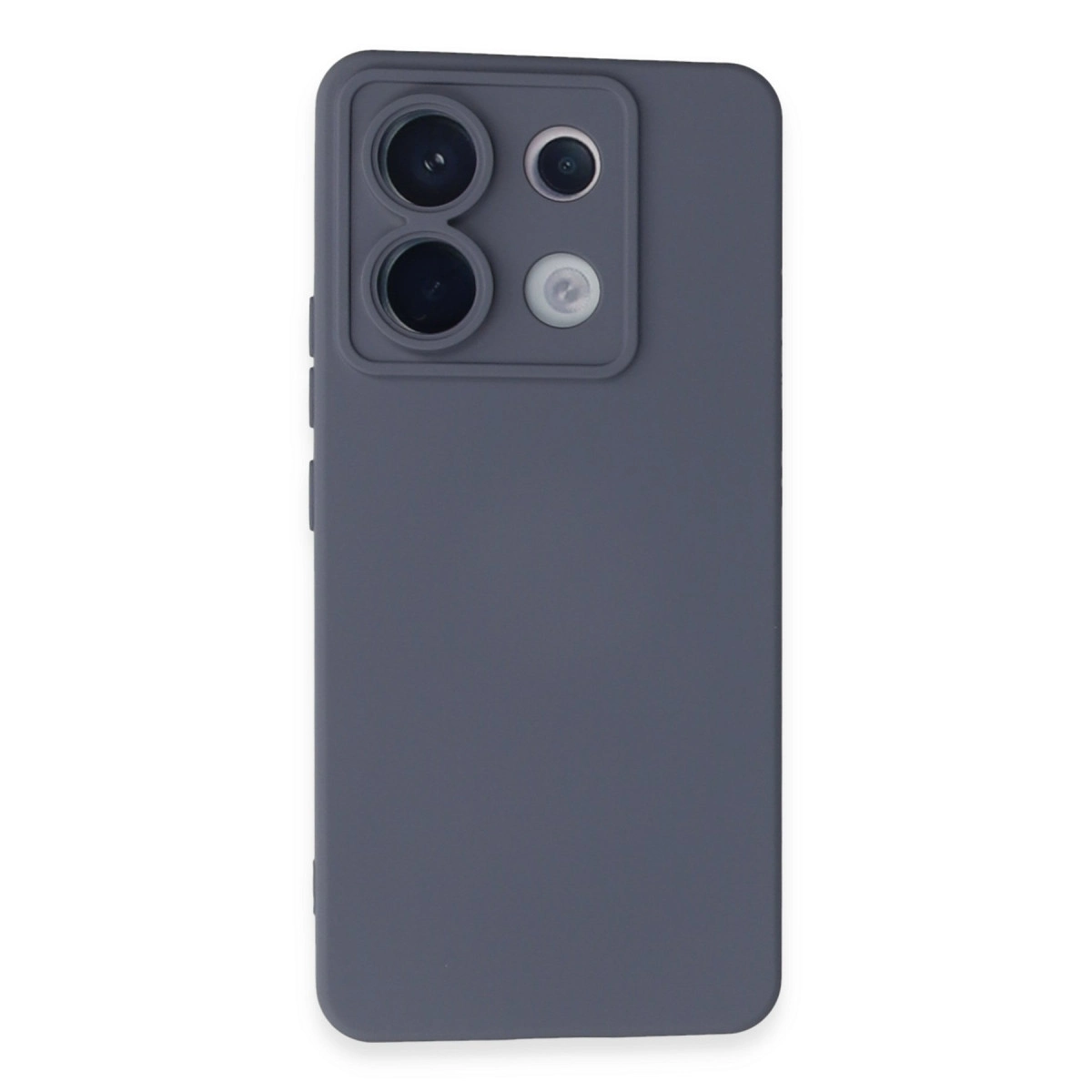 Xiaomi Redmi Note 13 Pro 5g Kılıf Nano İçi Kadife Silikon - Gri