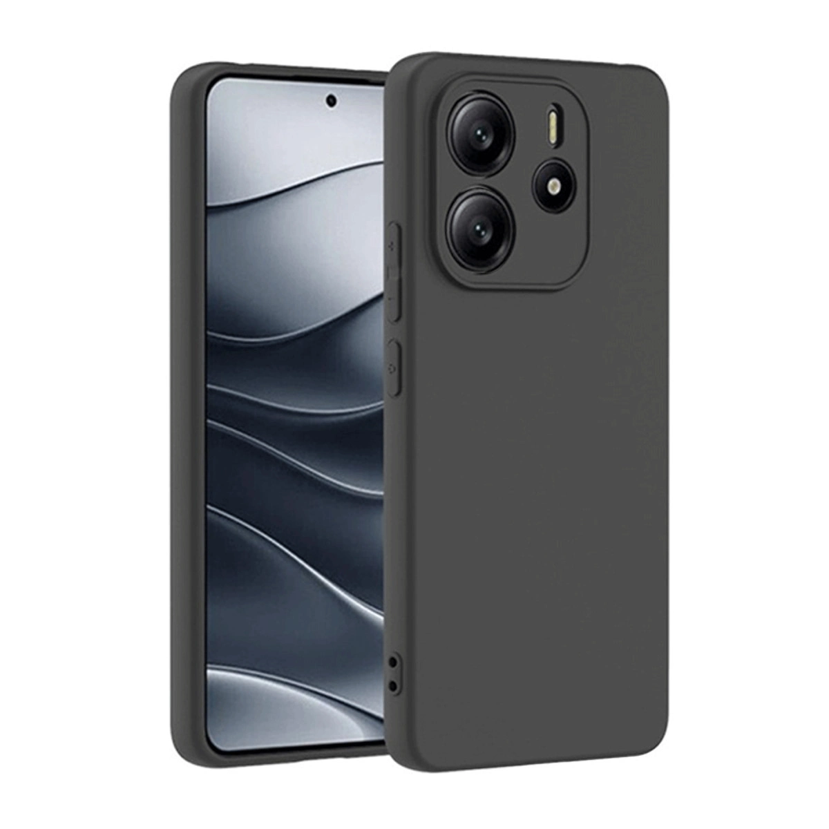 Xiaomi Redmi Note 14 4g Kılıf First Silikon - Siyah