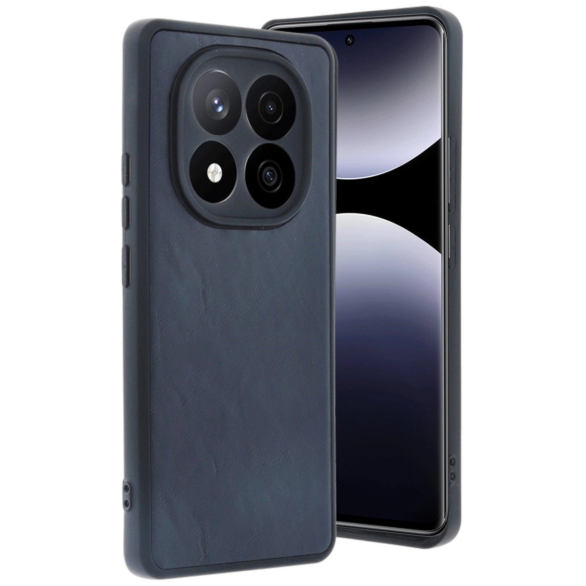 Xiaomi Redmi Note 14 Pro 5g Kılıf Aras Deri Kapak - Lacivert