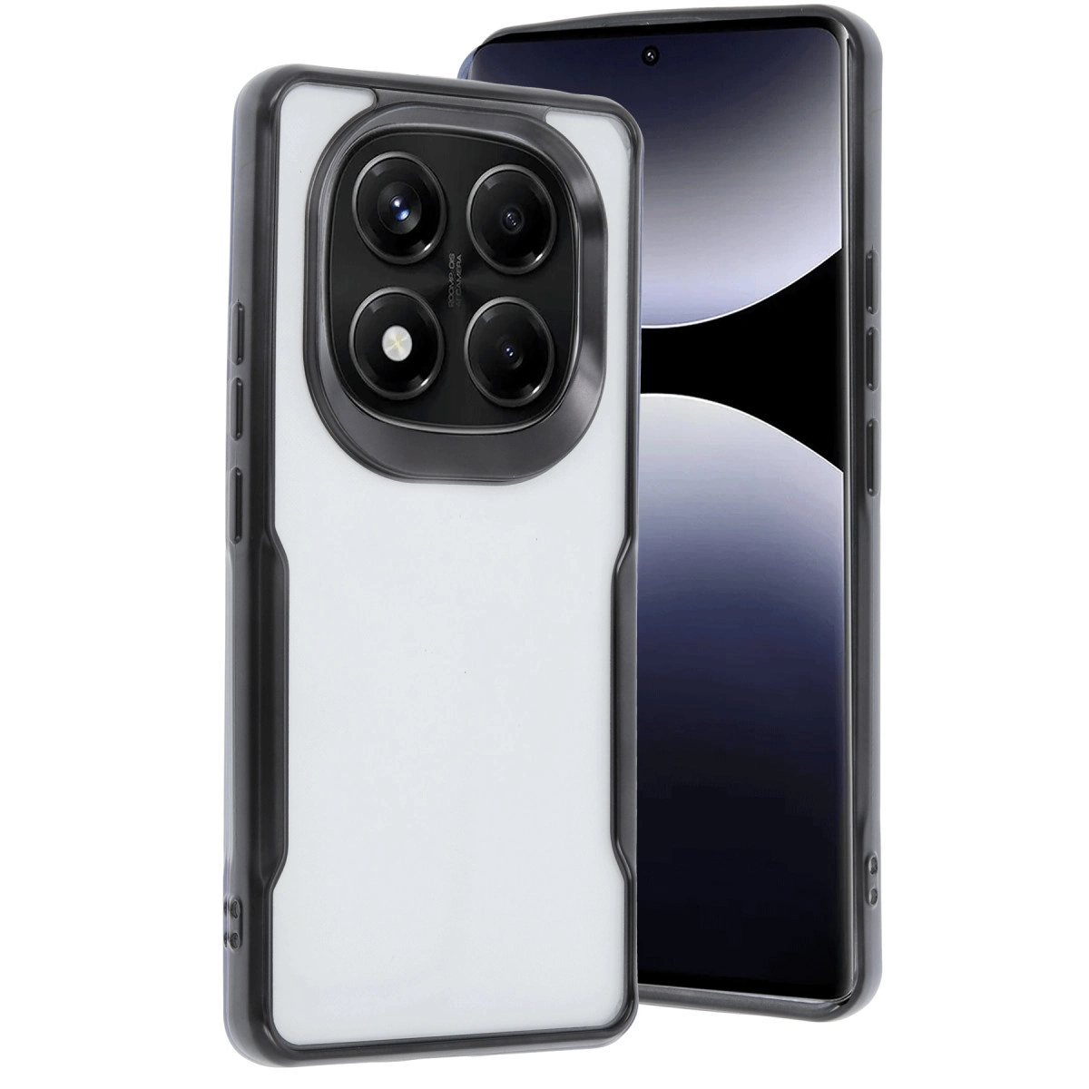 Xiaomi Redmi Note 14 Pro 5g Kılıf Boyi Silikon Kapak - Siyah