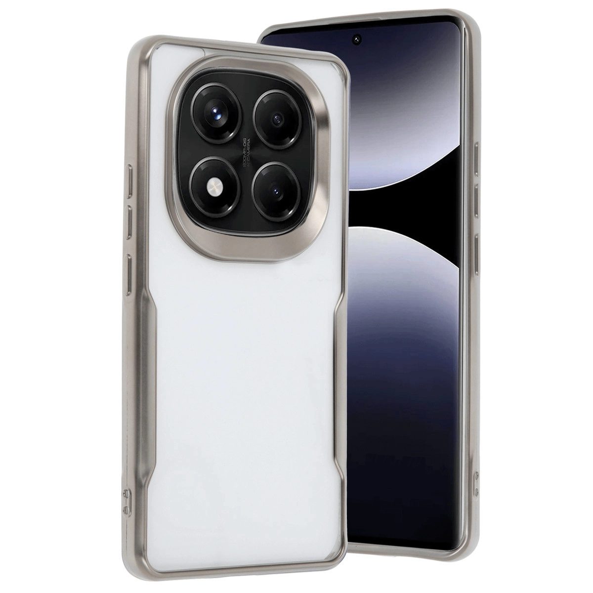 Xiaomi Redmi Note 14 Pro 5g Kılıf Boyi Silikon Kapak - Titan Gri