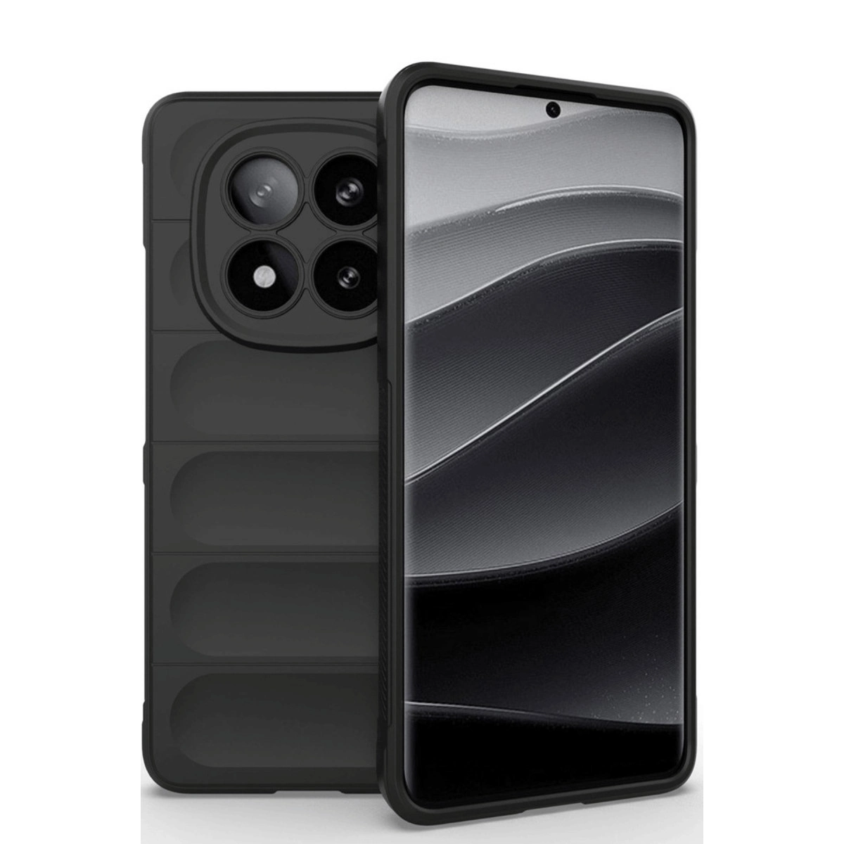 Xiaomi Redmi Note 14 Pro 5g Kılıf Optimum Silikon - Siyah
