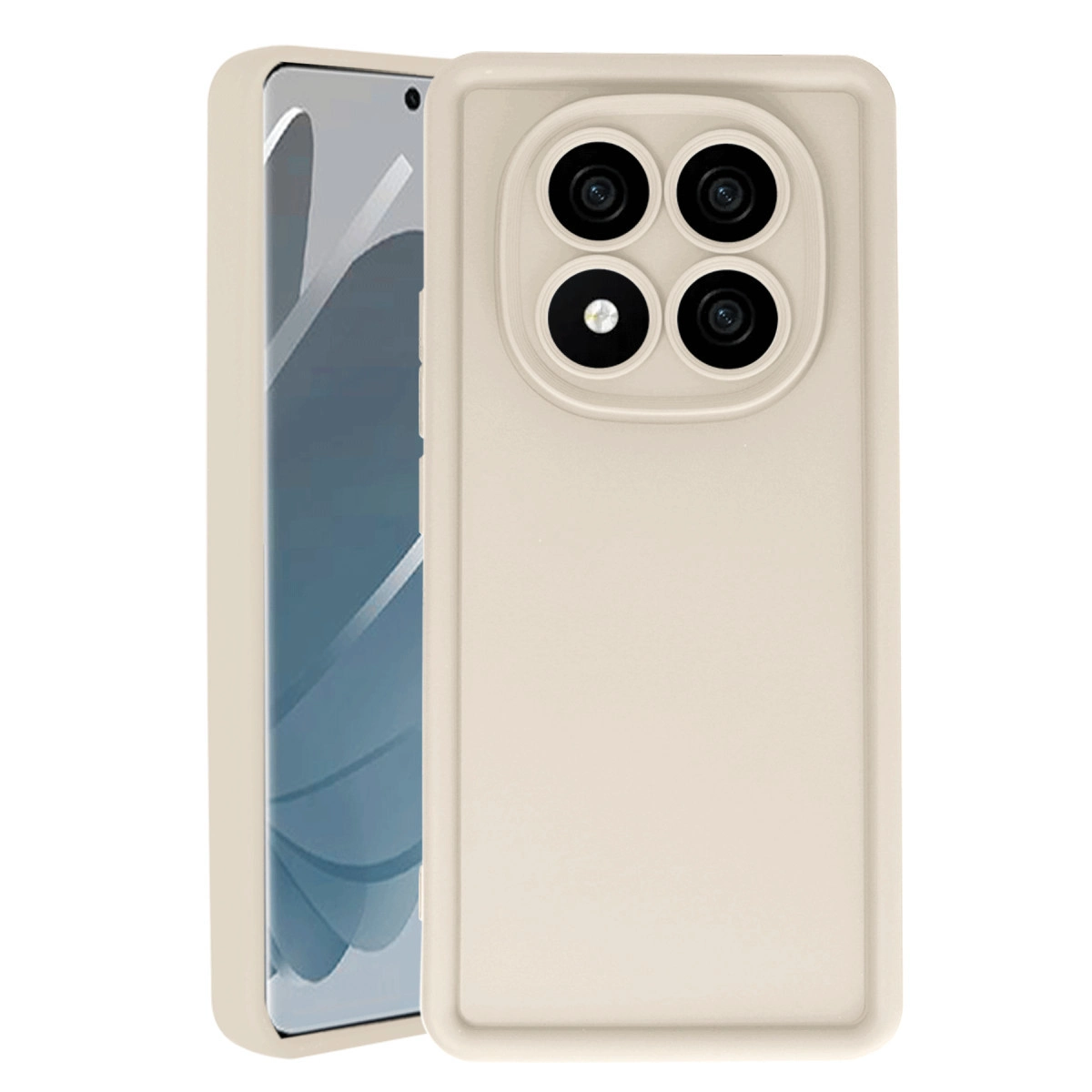 Xiaomi Redmi Note 14 Pro 5g Kılıf Viera Silikon - Krem