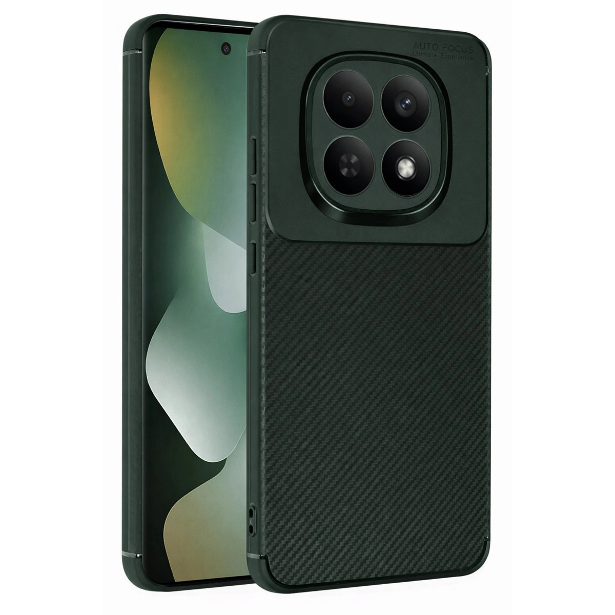 Xiaomi Redmi Note 15 Pro 5g Auto Focus Karbon Kapak - Koyu Yeşil