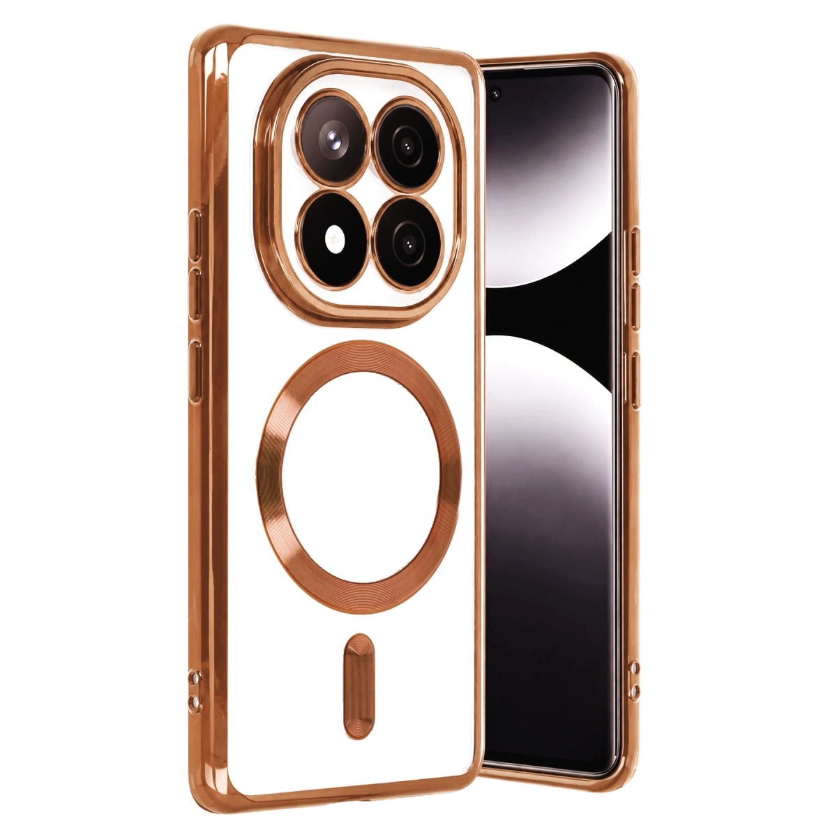 Xiaomi Redmi Note 15 Pro 5g Kross Magneticsafe Kapak - Turuncu