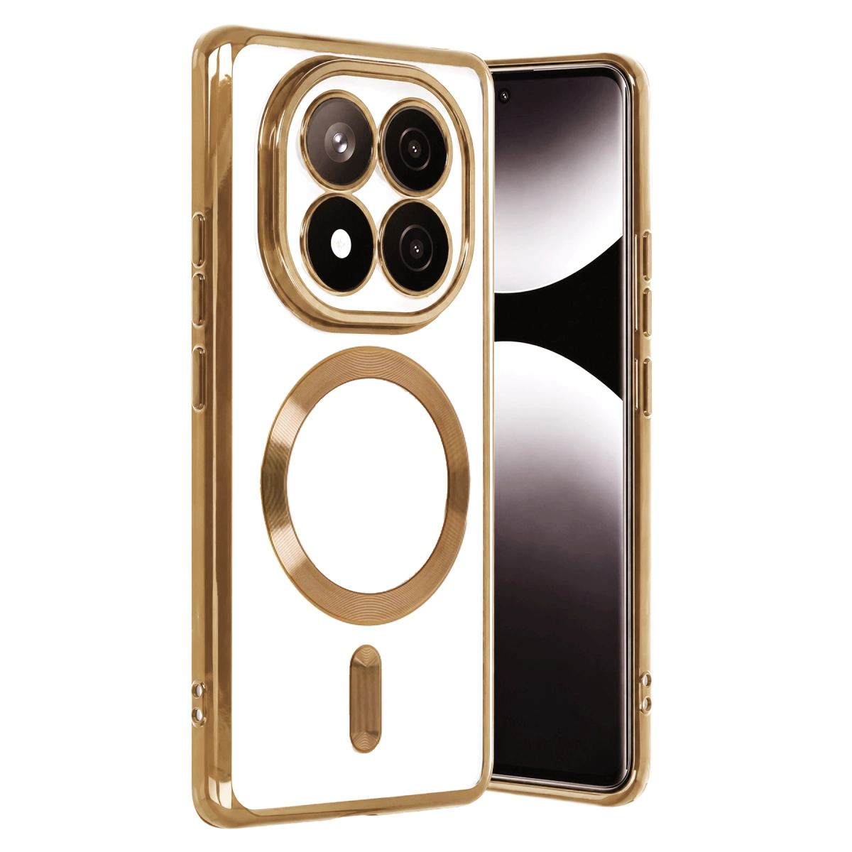 Xiaomi Redmi Note 15 Pro Plus 5g Kross Magneticsafe Kapak - Gold