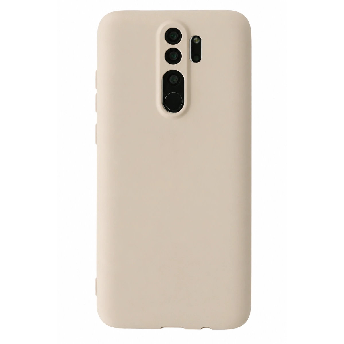 Xiaomi Redmi Note 8 Pro Kılıf First Silikon - Krem
