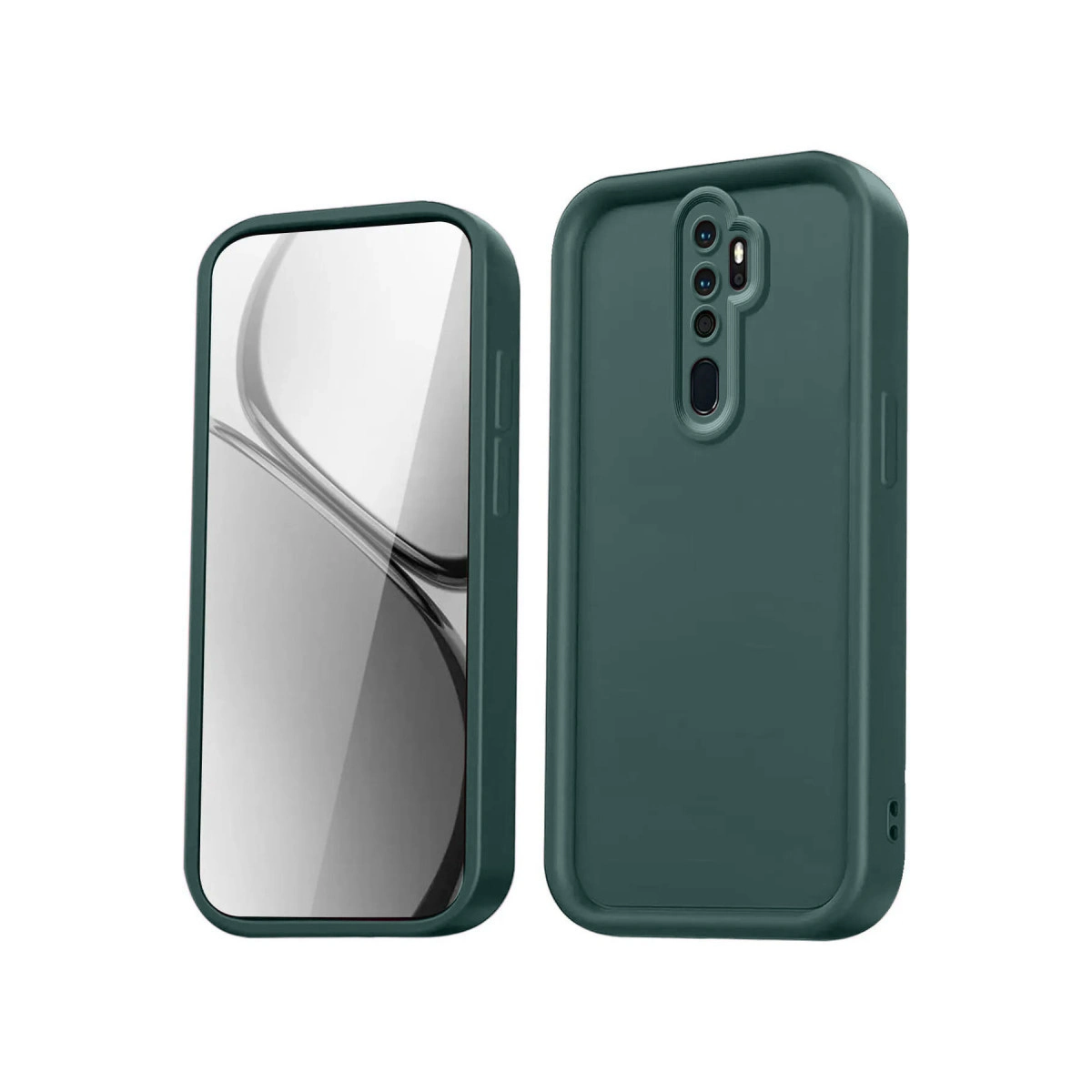 Xiaomi Redmi Note 8 Pro Kılıf Viera Silikon - Koyu Yeşil