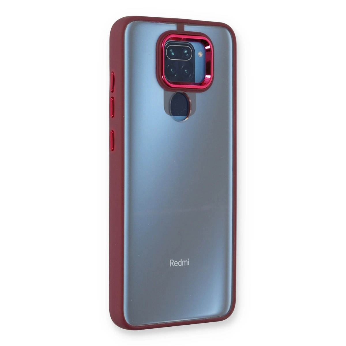 Xiaomi Redmi Note 9 Kılıf Dora Kapak - Kırmızı