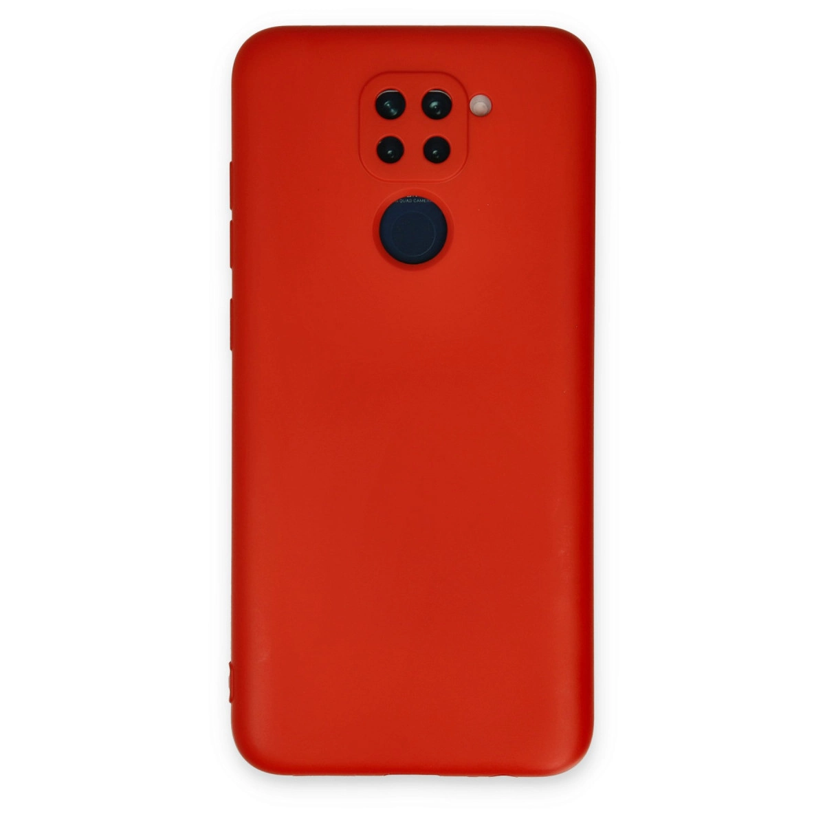 Xiaomi Redmi Note 9 Kılıf Nano İçi Kadife Silikon - Kırmızı