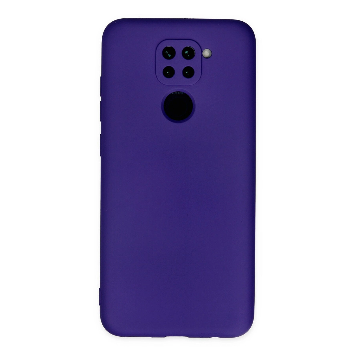 Xiaomi Redmi Note 9 Kılıf Nano İçi Kadife Silikon - Mor