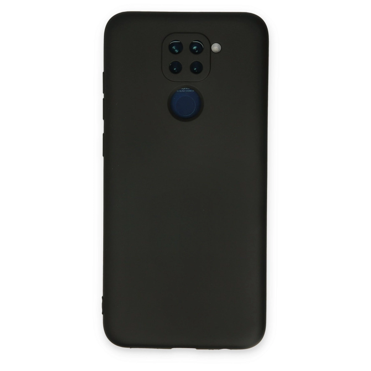 Xiaomi Redmi Note 9 Kılıf Nano İçi Kadife Silikon - Siyah