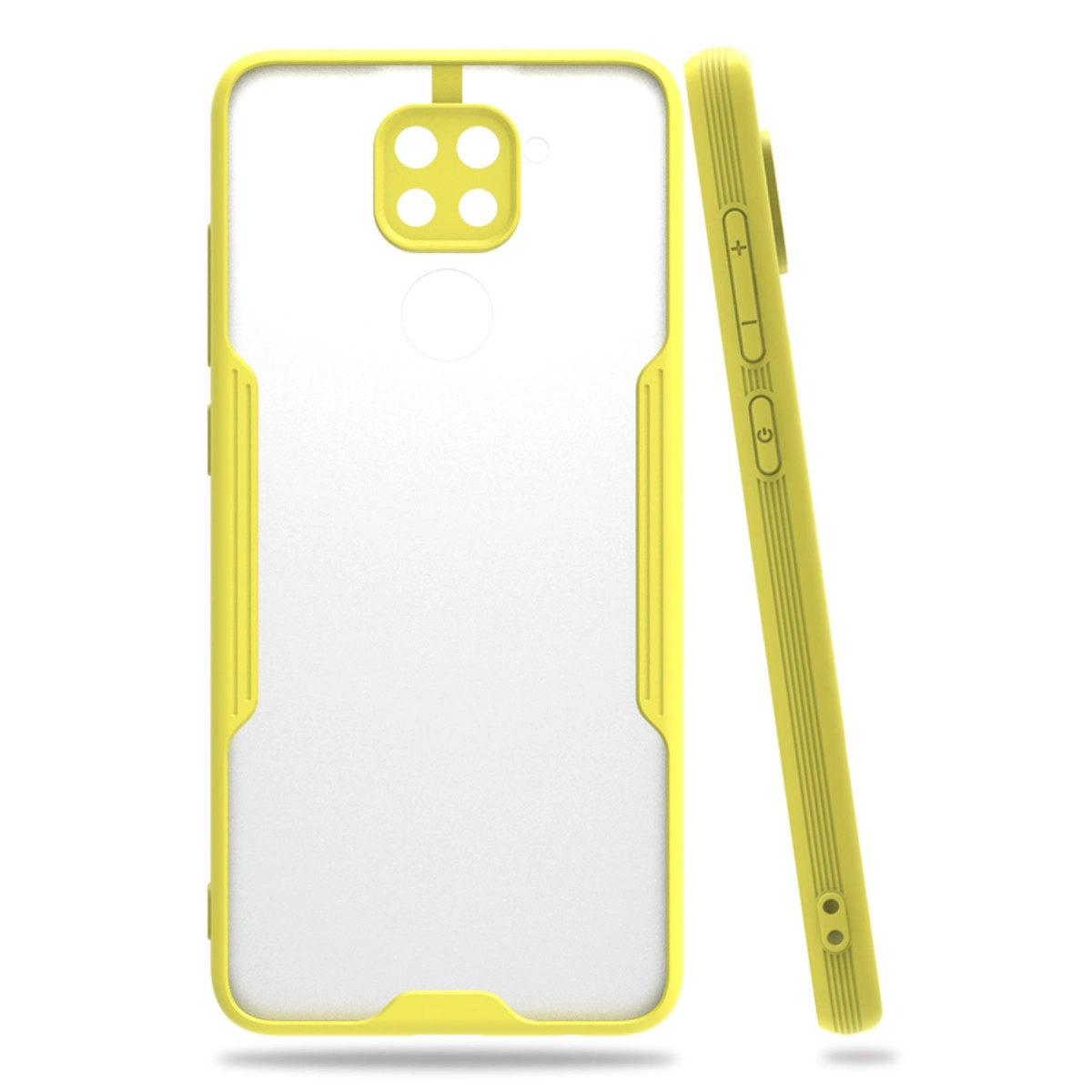 Xiaomi Redmi Note 9 Kılıf Platin Silikon - Sarı