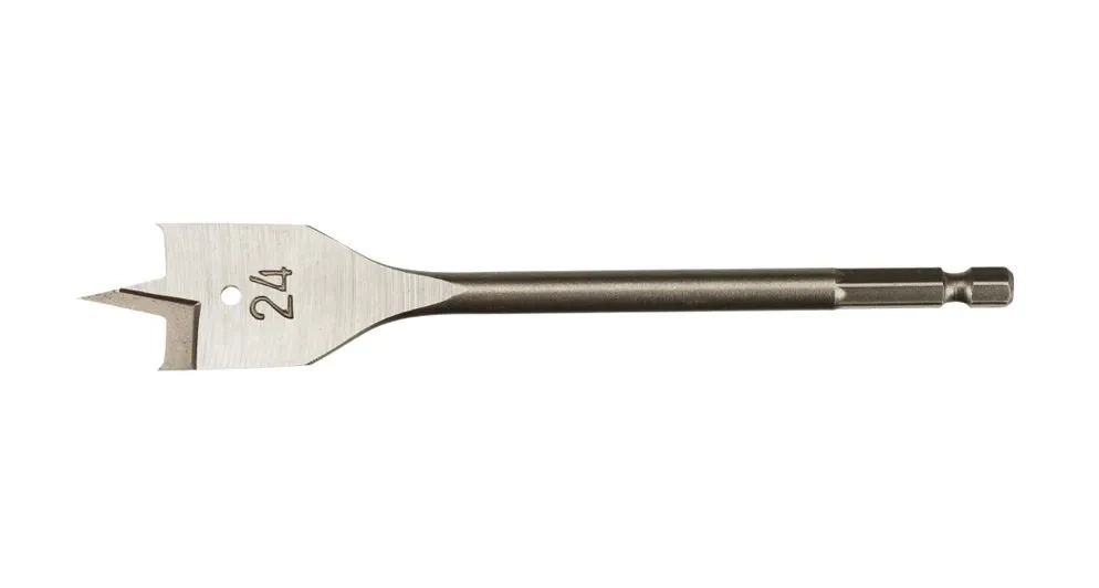 Yaprak Tip Ahşap Matkap Ucu 20x405mm - Hex Saplı